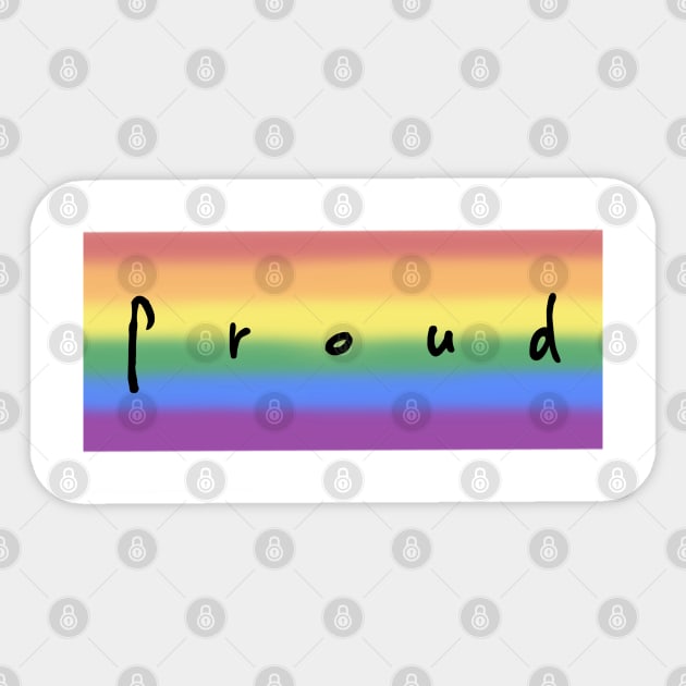 Proud Sticker by pepques